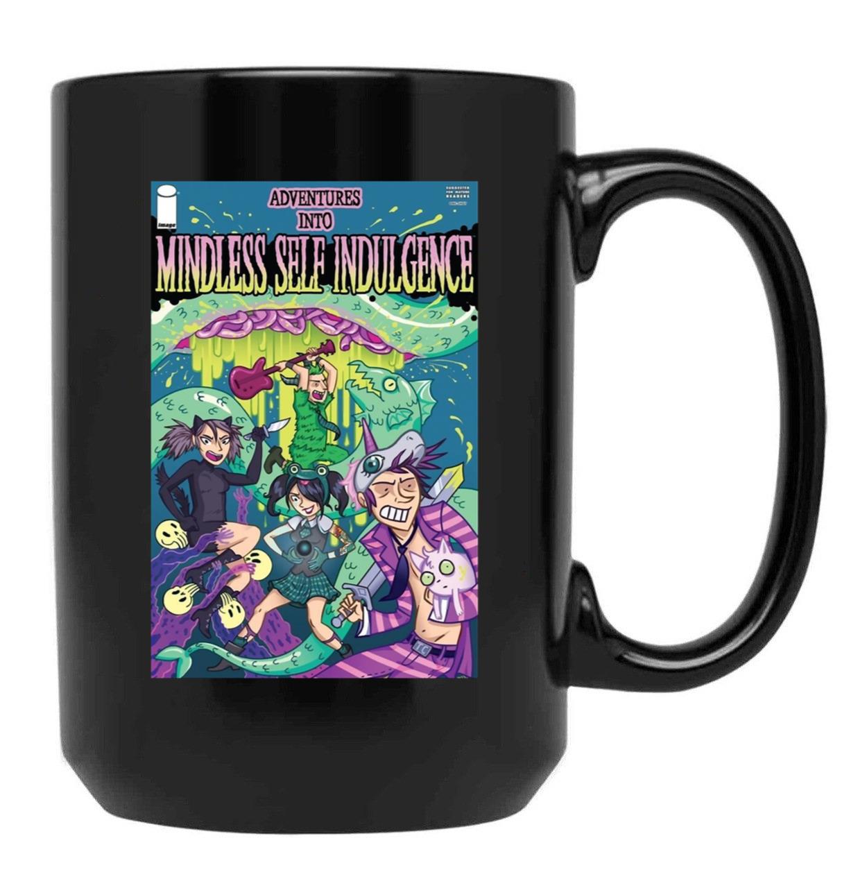 Funny Men Msi Comic Classic Fan Black Coffee Mug, Gift Coffee Mug