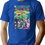 Funny Men Msi Comic Classic Fan Premium Heavyweight Cotton T-Shirt - Blue