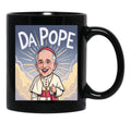 Funny Pope Da Pope Black Coffee Mug - Black