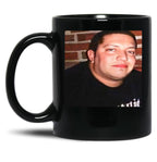 Funny Punktify Sal Vulcano Meme Black Coffee Mug, Gift Coffee Mug