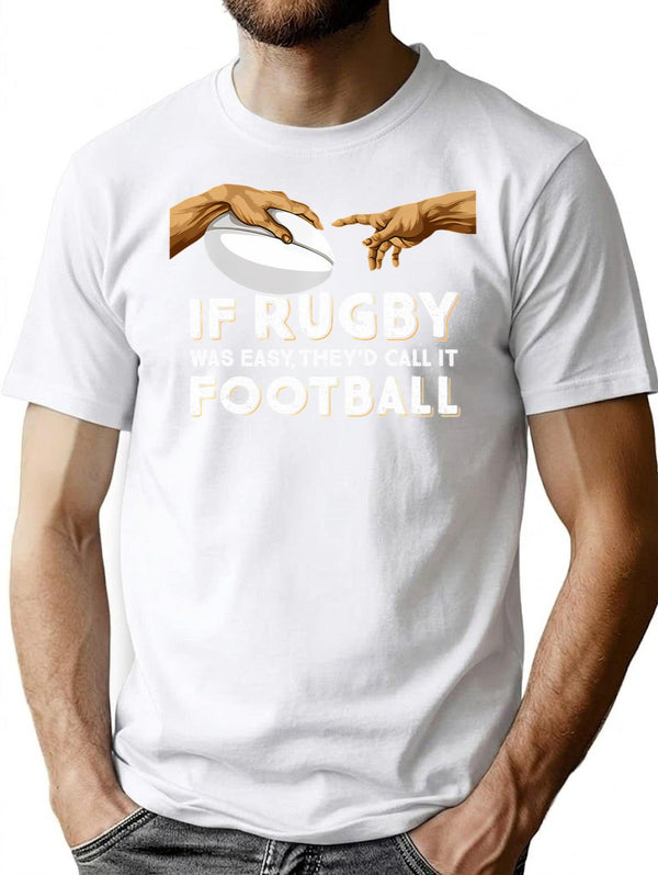Funny Rugby Quote Vintage Design Gift Give Blood Play Rugby T-Shirt for Men & Women, T-Shirts Graphic Tee - White