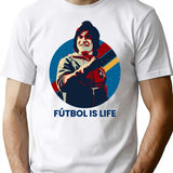Futbol Is Life Premium Heavyweight Cotton T-Shirt - White