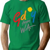 G'Day From Wa T-Shirt for Men & Women, T-Shirts Graphic Tee - Green