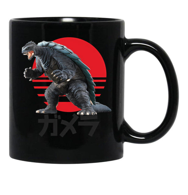 Gamera Attack Black Coffee Mug, Gift Coffee Mug - Black