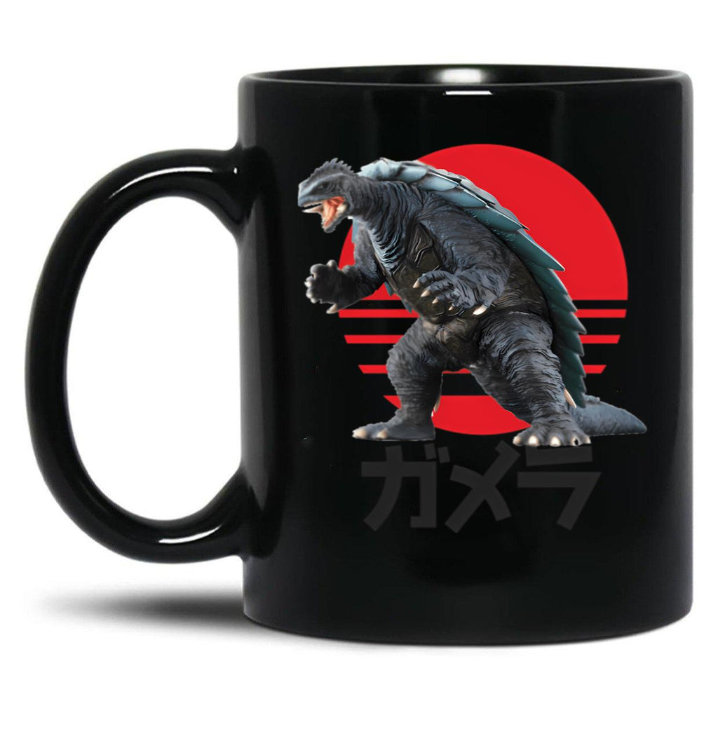 Gamera Attack Black Coffee Mug, Gift Coffee Mug