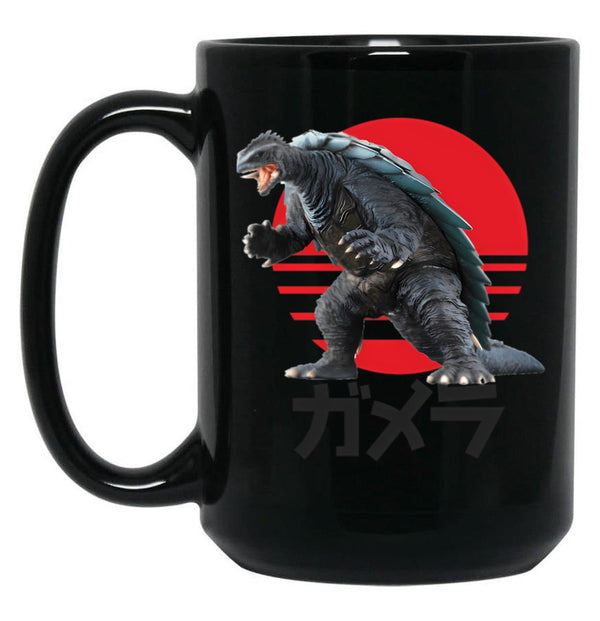 Gamera Attack Black Coffee Mug, Gift Coffee Mug - Black