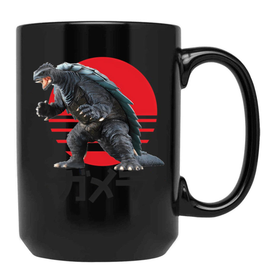 Gamera Attack Black Coffee Mug, Gift Coffee Mug