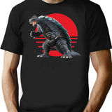 Gamera Attack Premium Heavyweight Cotton T-Shirt - Black