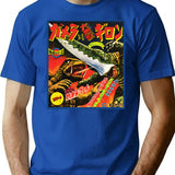 Gamera In Japanese T-Shirt for Men & Women, T-Shirts Graphic Tee - Blue