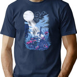 Games On The Woods T-Shirt for Men & Women, T-Shirts Graphic Tee - Navy