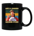 Garden Life Black Coffee Mug - Black