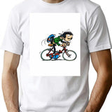 Gaston Lagaffe T-Shirt for Men & Women, T-Shirts Graphic Tee - White