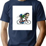 Gaston Lagaffe T-Shirt for Men & Women, T-Shirts Graphic Tee - Navy