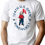 Generic 124th Us Open Pinehurst Resort Premium Heavyweight Cotton T-Shirt - White