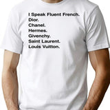 Generic I Speak Fluent French Premium Heavyweight Cotton T-Shirt - White