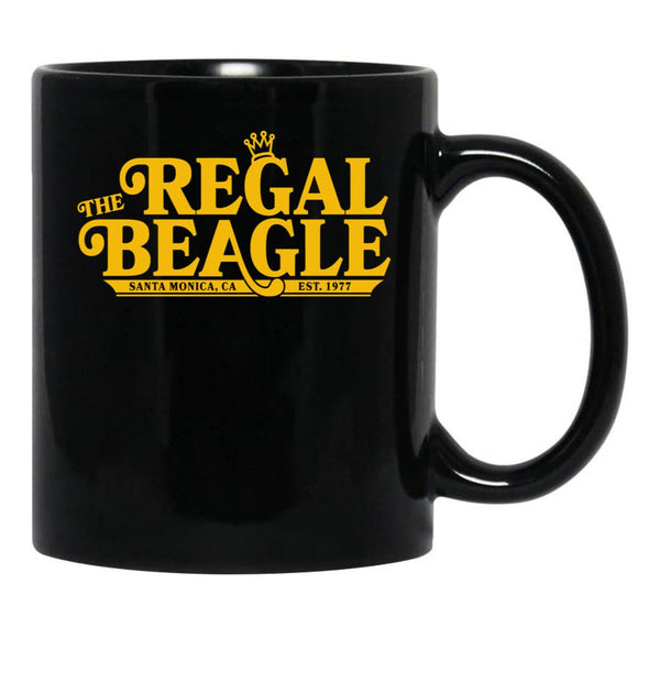 Generic The Regal Beagle Santa Monica Ca Est 1977 Logo Black Coffee Mug, Gift Coffee Mug - Black