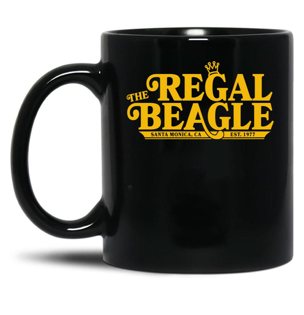 Generic The Regal Beagle Santa Monica Ca Est 1977 Logo Black Coffee Mug, Gift Coffee Mug