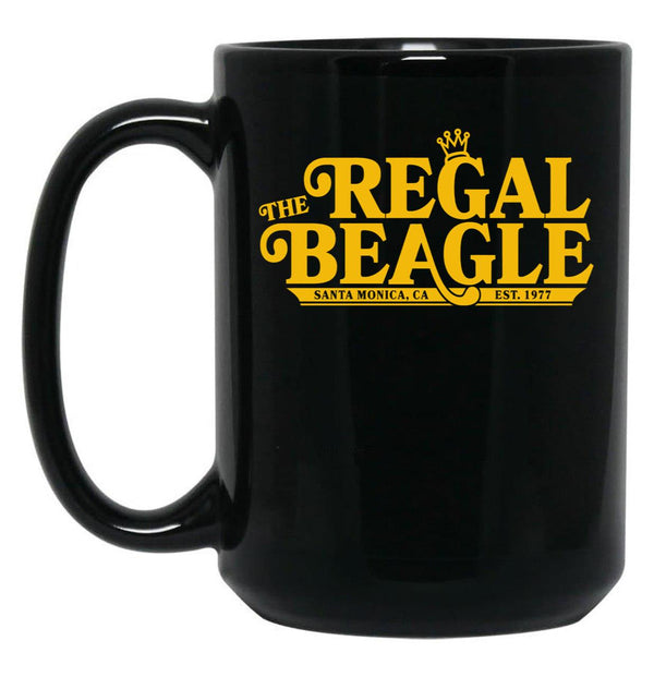 Generic The Regal Beagle Santa Monica Ca Est 1977 Logo Black Coffee Mug, Gift Coffee Mug - Black