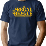 Generic The Regal Beagle Santa Monica Ca Est 1977 Logo Premium Heavyweight Cotton T-Shirt - Navy