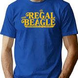 Generic The Regal Beagle Santa Monica Ca Est 1977 Logo Premium Heavyweight Cotton T-Shirt - Blue