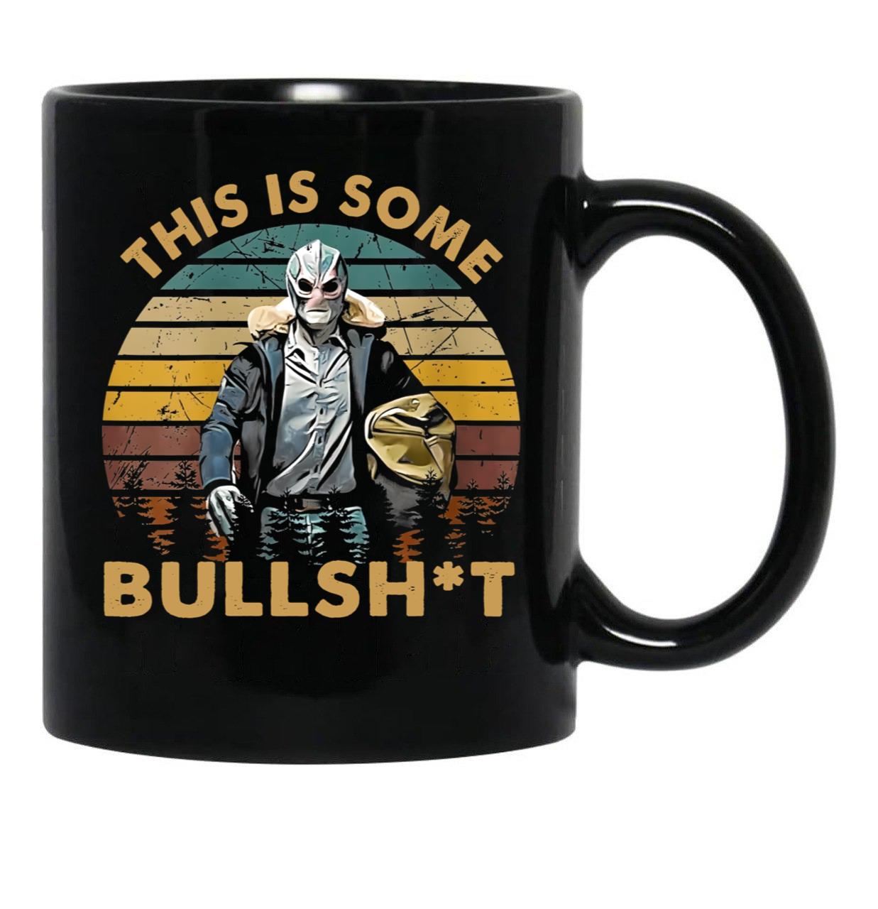 Generic Vintage Design This Is Some Bullshit Black Coffee Mug, Gift Coffee Mug - Black