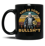 Generic Vintage Design This Is Some Bullshit Black Coffee Mug, Gift Coffee Mug