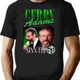 Gerry Adams Sinn Fin Vintage T-Shirt T-Shirt for Men & Women, T-Shirts Graphic Tee - Black