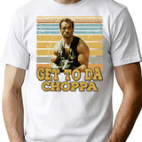 Get To Da Choppa T-Shirt for Men & Women, T-Shirts Graphic Tee - White