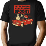 Getting Spooky T-Shirt for Men & Women, T-Shirts Graphic Tee - Black