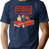 Getting Spooky T-Shirt for Men & Women, T-Shirts Graphic Tee - Navy