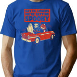 Getting Spooky T-Shirt for Men & Women, T-Shirts Graphic Tee - Blue