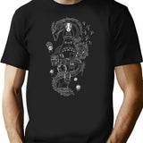 Ghibli Studios Family Premium Heavyweight Cotton T-Shirt - Black