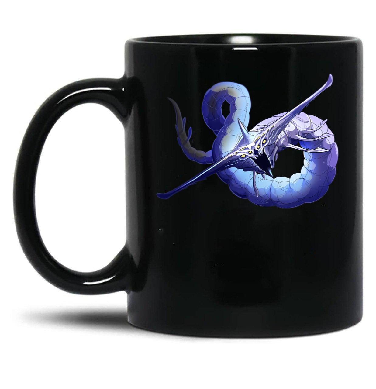 Ghost Leviathan Black Coffee Mug, Gift Coffee Mug