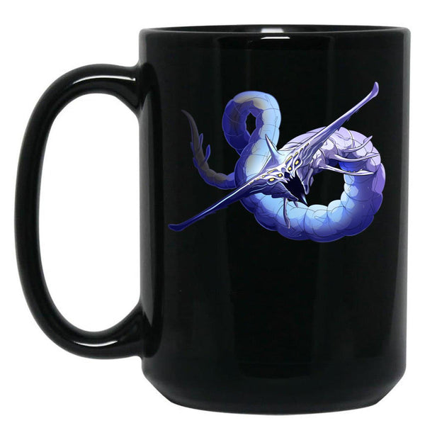 Ghost Leviathan Black Coffee Mug, Gift Coffee Mug - Black