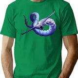 Ghost Leviathan Premium Heavyweight Cotton T-Shirt - Green
