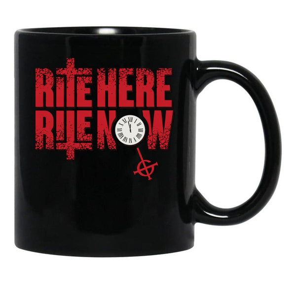 Ghost – Rite Here Rite Now Title Black Coffee Mug, Gift Coffee Mug - Black