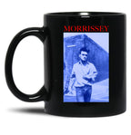 Gift Idea Morrissey Silkscreened 1992 North American Tour Gift for Birthday Black Coffee Mug, Gift Coffee Mug