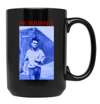 Gift Idea Morrissey Silkscreened 1992 North American Tour Gift for Birthday Black Coffee Mug, Gift Coffee Mug