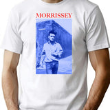 Gift Idea Morrissey Silkscreened 1992 North American Tour Gift for Birthday Premium Heavyweight Cotton T-Shirt - White