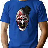 Gifts For Men Art The Clown Graphic For Fan T-Shirt for Men & Women, T-Shirts Graphic Tee - Blue