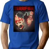 Gifts Idea Horror Movie Art Clown Terriefer Slasher Halloween Gift For Birthday Classic T-Shirt T-Shirt for Men & Women, T-Shirts Graphic Tee - Blue
