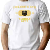 Giovanni'S Gym Vintage T-Shirt for Men & Women, T-Shirts Graphic Tee - White