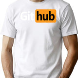Github - Prnhub Version Premium Heavyweight Cotton T-Shirt - White