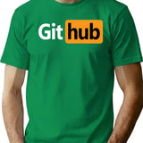 Github - Prnhub Version Premium Heavyweight Cotton T-Shirt - Green