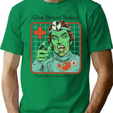 Give Blood Today T-Shirt for Men & Women, T-Shirts Graphic Tee - Green