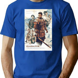 Gladiator Movie Premium Heavyweight Cotton T-Shirt - Blue