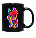 Glitched Alastor Black Coffee Mug, Gift Coffee Mug - Black