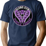 Globo Gym Purple Cobras Vintage Logo T-Shirt for Men & Women, T-Shirts Graphic Tee - Navy