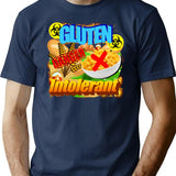 Gluten Intolerant T-Shirt for Men & Women, T-Shirts Graphic Tee - Navy