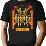 Go To Hell T-Shirt for Men & Women, T-Shirts Graphic Tee - Black
